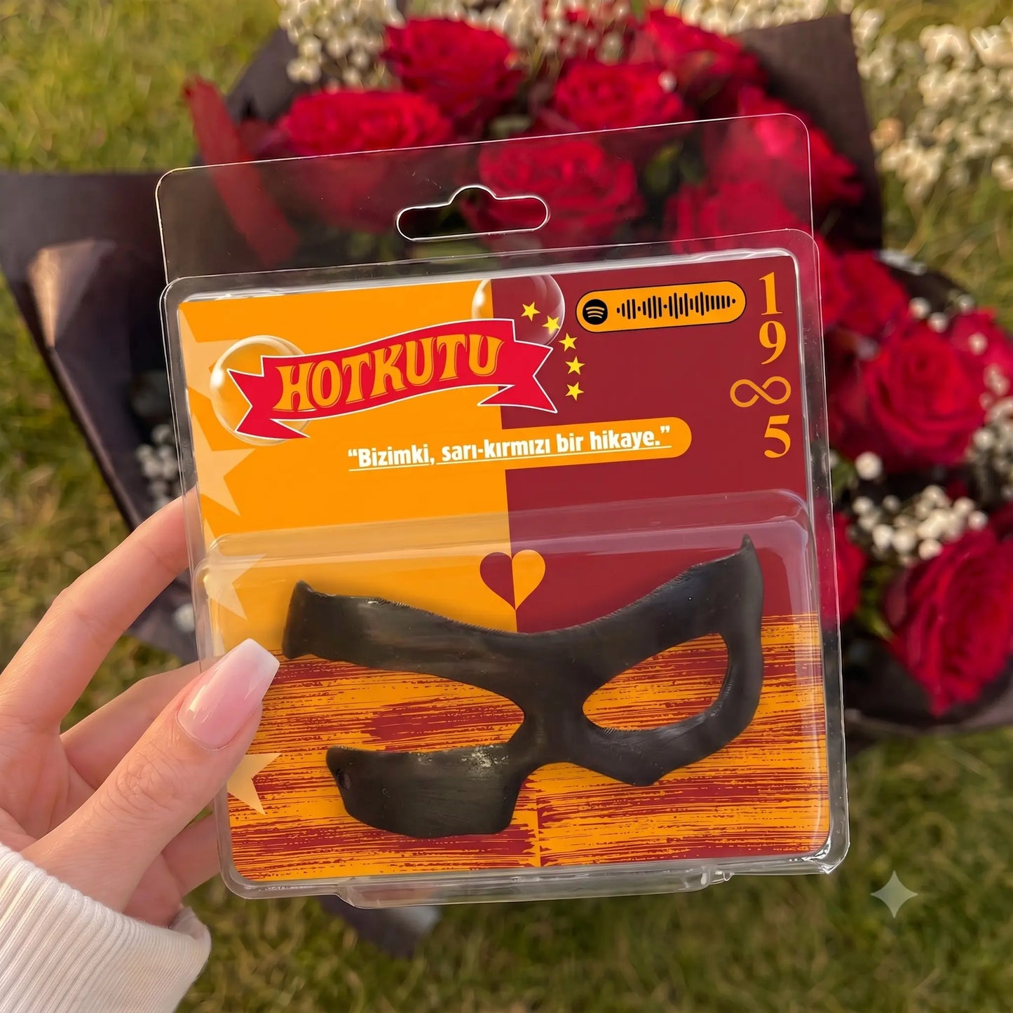Taraftar Maske | Sarı Kırmızı Hotkutu