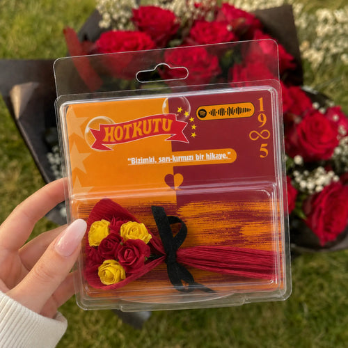 Mini Taraftar Buketi | Sarı Kırmızı