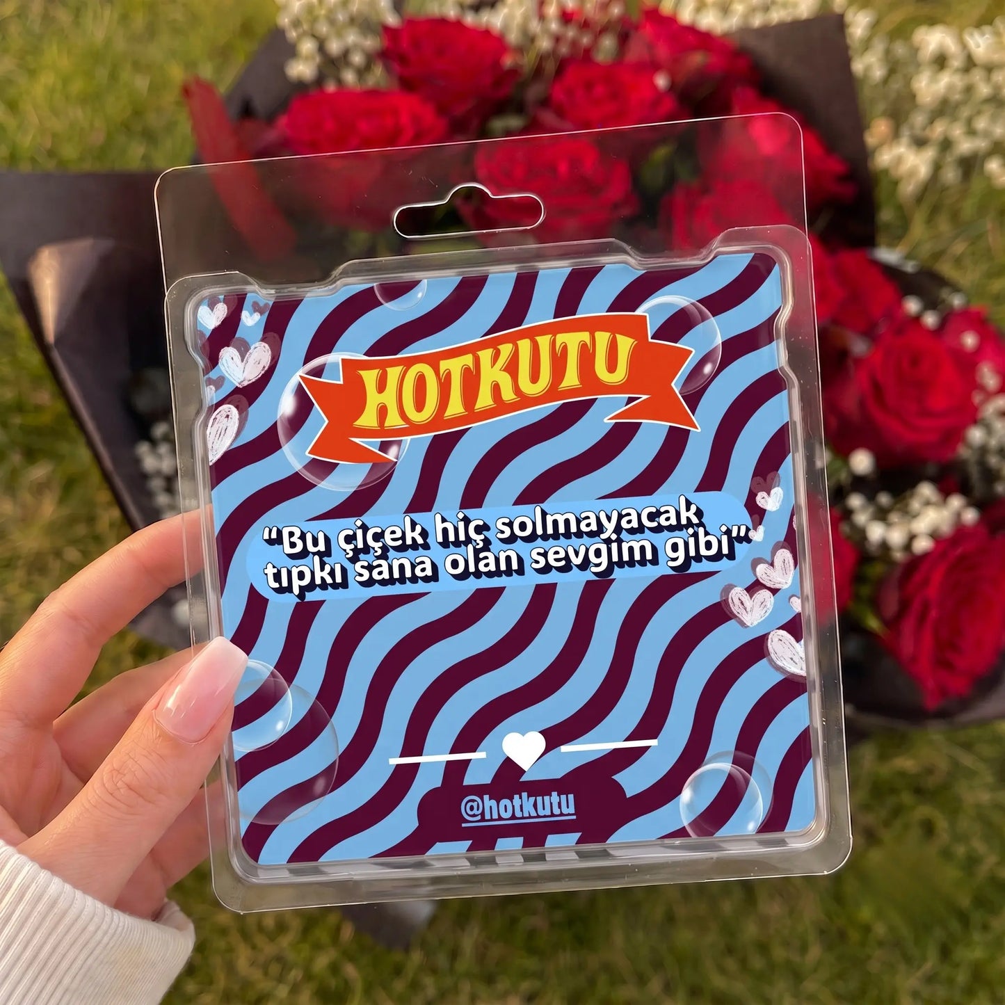 Mini Taraftar Buketi | Bordo Mavi