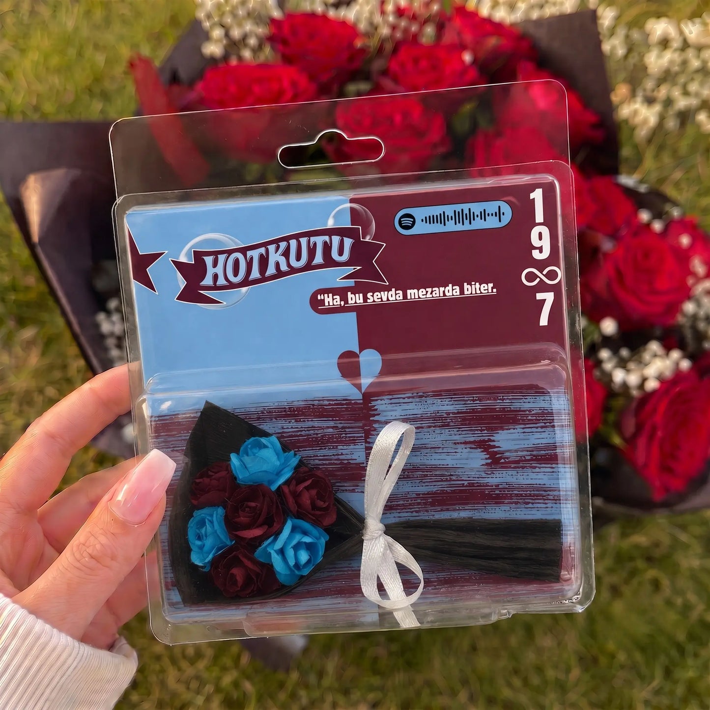 Mini Taraftar Buketi | Bordo Mavi