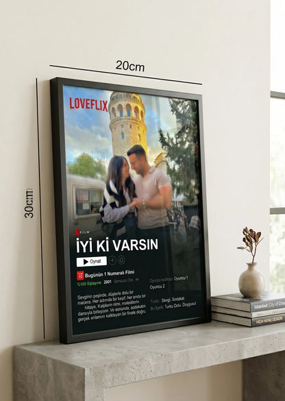 Netflix Poster Tablosu (20x30cm)