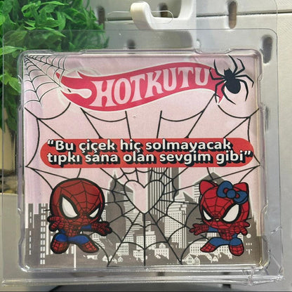 Spider-Man & Hello Kitty Mini Çiçek Buket