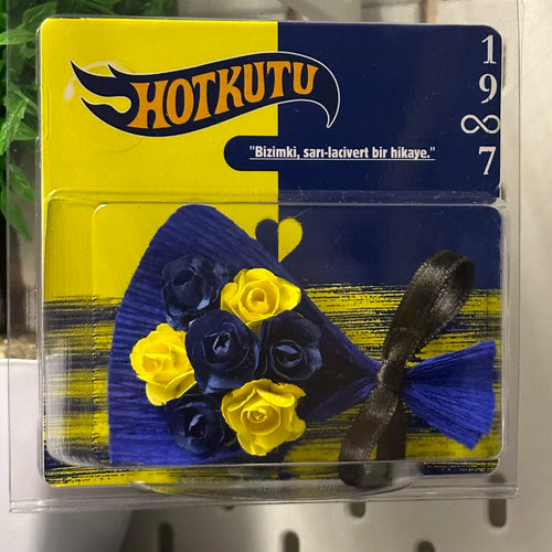 Mini Taraftar Buketi | Sarı Lacivert