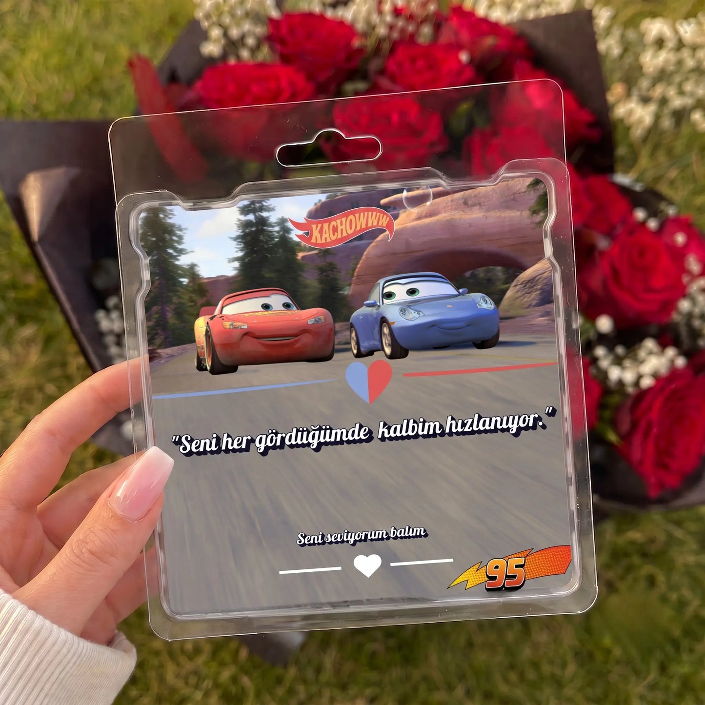 Cars Konsept Mini Çiçek Buketi